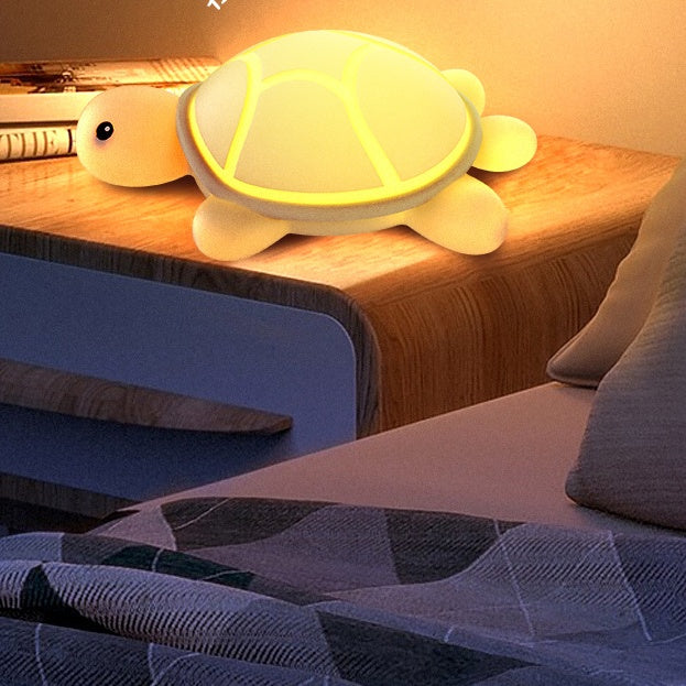 Touch-Activated LED Turtle Night Light with Color-Change Shell & Auto-Off Timer for Kids | Thomler