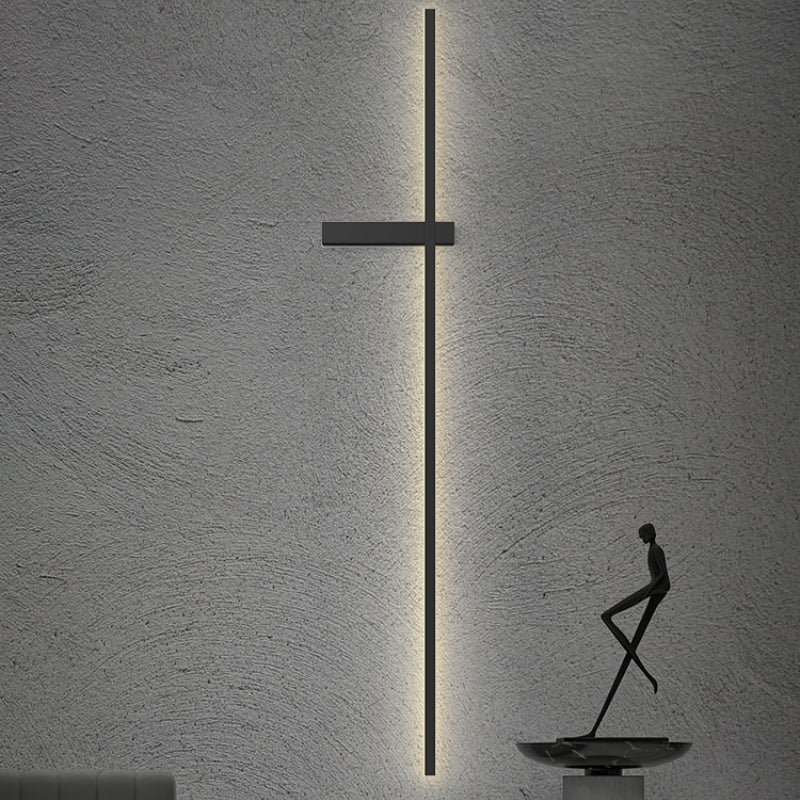 Dual-Tone Linear LED Wall Sconce – Modern Metal & Acrylic Light for Dining Rooms, Living Rooms & Home Offices | Thomler