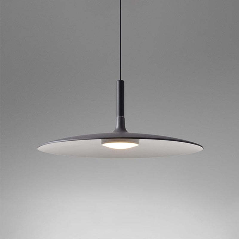 Industrial Modern Hanging Ceiling Fixture with LED – Round Metal Shade for Dining Room & Bedroom | Thomler