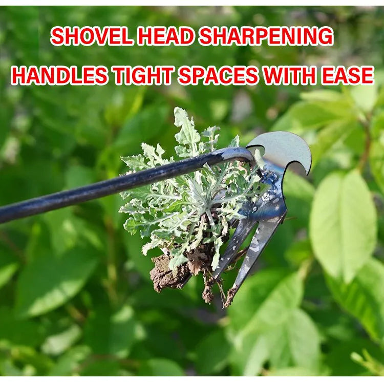 Stand-Up Weeding Tool with Ergonomic Grip – Metal Garden Weeder for Flower Beds, Pathways & Lawns – Precision Root Removal | Thomler