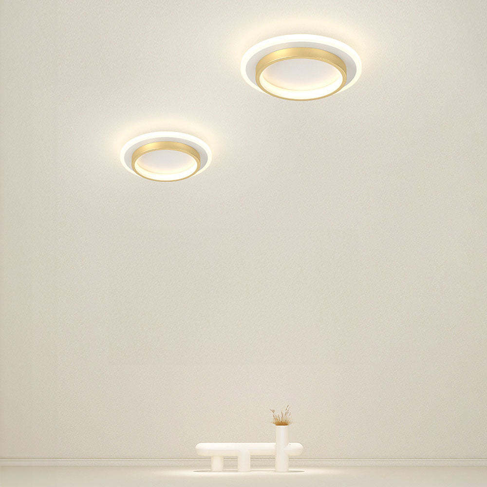 Ceiling Light Iron Aluminium 10W 20W 5.0 cm Round Bedroom Hallway Living Room | Modern LED Slim Fixture | Thomler