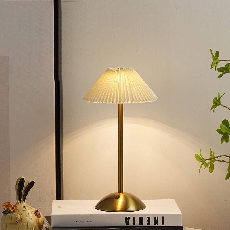 Table Lamp Iron 11.7 in USB Plug-In Scandinavian Style Bedside Living Room Bedroom Study Light | Thomler