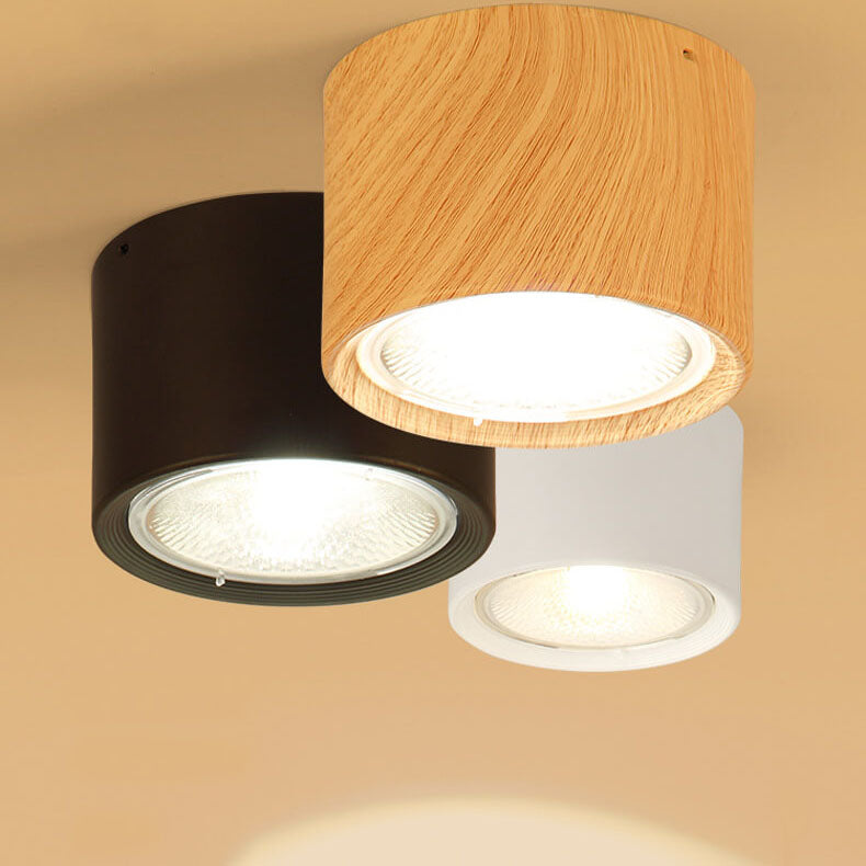Adjustable Cylinder Spotlight – Surface Mount LED Ceiling Light – Directional Accent Fixture for Living Room, Hallway & Kitchen – Modern | Thomler
