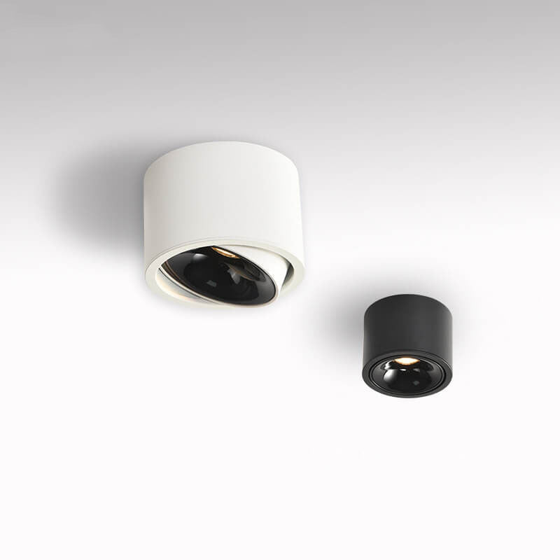 Swivel-Head LED Ceiling Spotlight in Aluminum Housing with Flush-Mount Design for Bedrooms, Kitchens & Hallways | Thomler