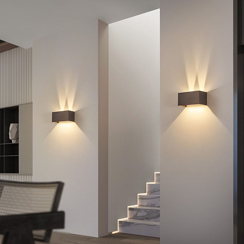Wall Lamp Aluminum 12W Built-In LED 7.9 in Modern Hallway Living Room Bedroom Lighting Fixture | Thomler