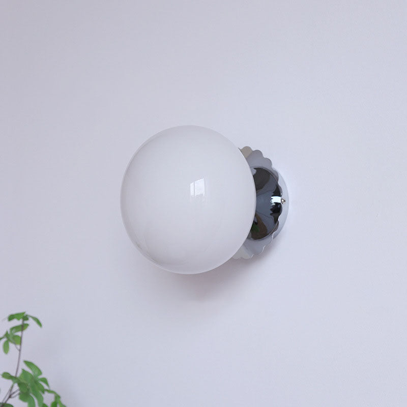 Wall Lamp Iron 7.1 in Modern Pink Beige White Bedside Living Room Bedroom Study LED E26 Light | Thomler