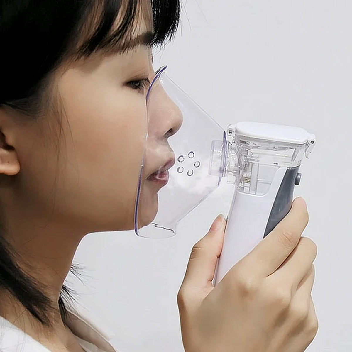 Handheld Mesh Atomizer for Respiratory Medication – Cordless & Quiet Breathing Treatment Device for Home & Travel | Thomler