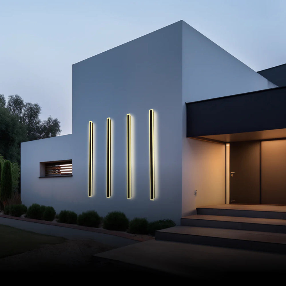 Weather-Resistant LED Outdoor Wall Light with Acrylic Panel for Entryway & Patio | Thomler