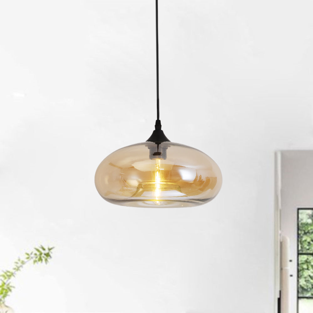 Glass Pendant Light Nordic Modern Hanging Fixture Adjustable Cord Bedroom Dining Living Room E27 LED 110-240V Interior Lighting Decor Vase | Thomler