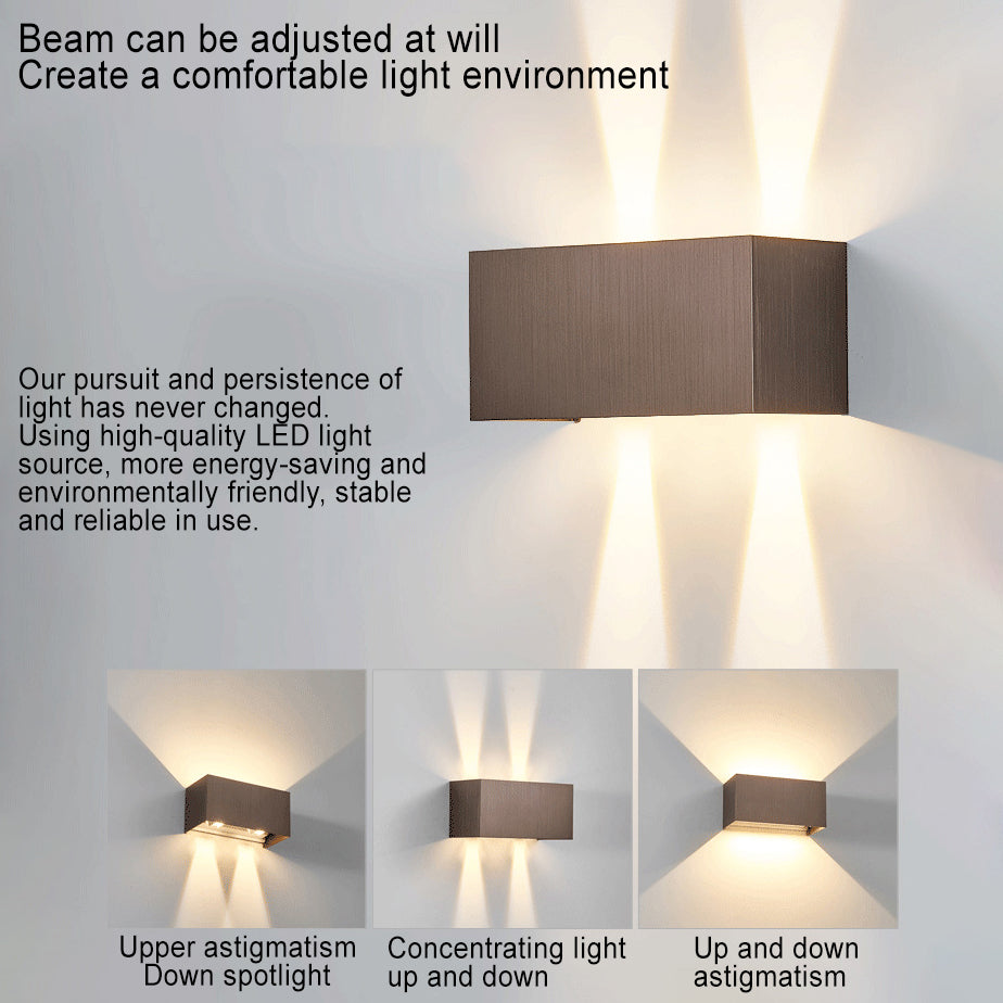Wall Lamp Aluminum 12W Built-In LED 7.9 in Modern Hallway Living Room Bedroom Lighting Fixture | Thomler