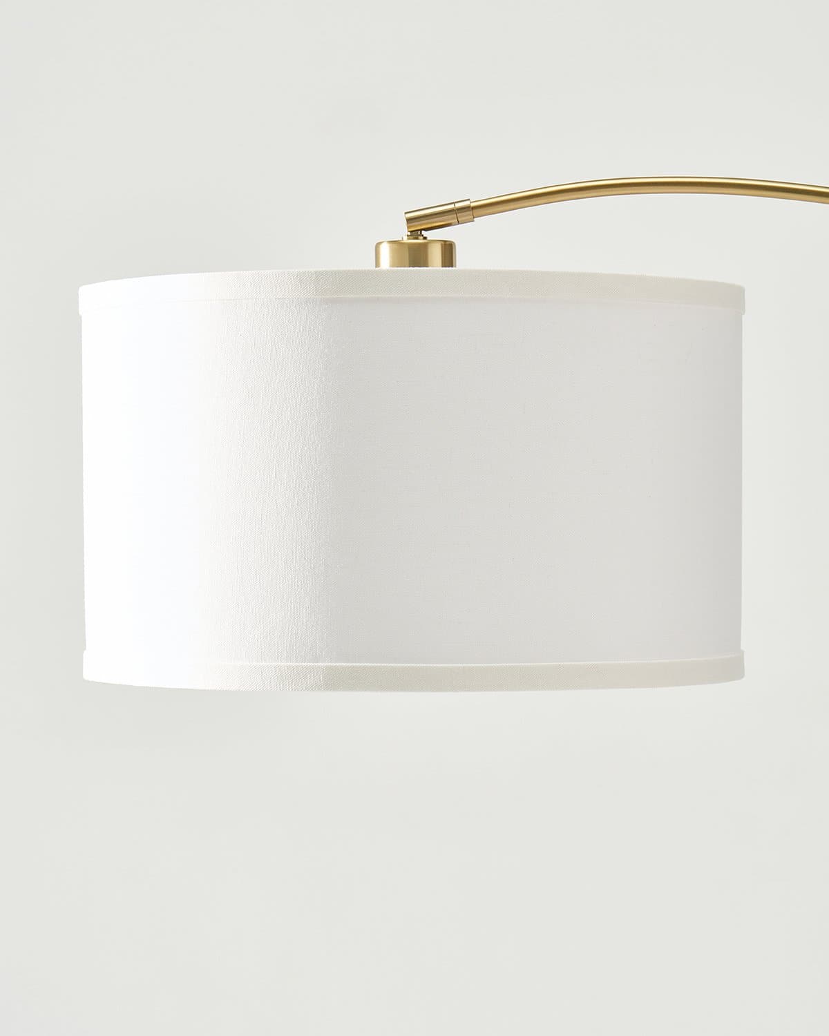 Booglamp Vloerlamp Met Marmeren Voet Messing Zwart 193cm Modern LED | Sansoti