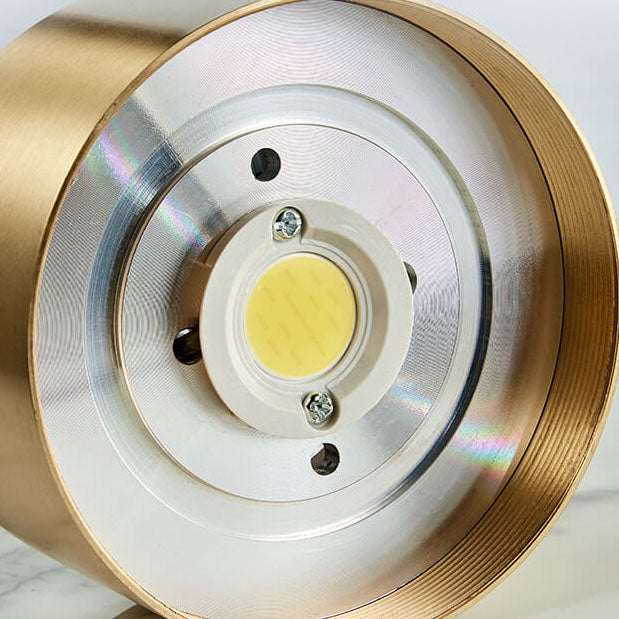 Slim-Profile Circular LED Ceiling Light – Brushed Copper Finish for Entryways, Bedrooms & Living Rooms | Thomler