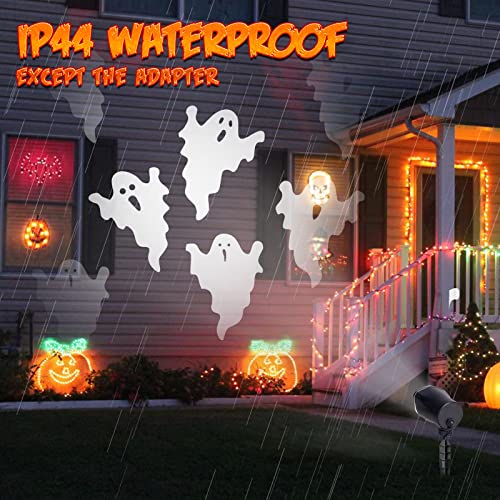Animated Specter Light Display with Full-Rotation Positioning for Outdoor Halloween Decor | Thomler