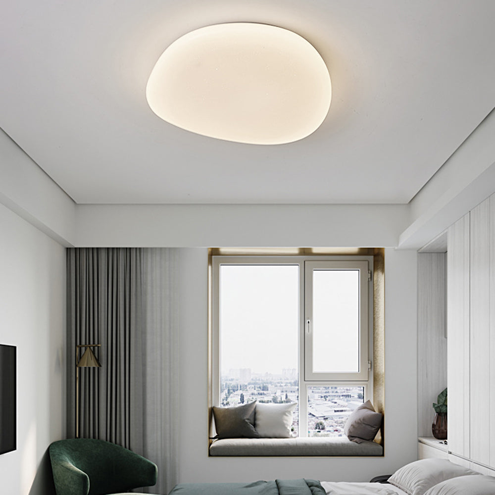 Ceiling Lamp Acrylic LED White 5–10 m² Bedroom Living Room Flush Mount Minimalist Scandinavian Japandi Indoor Light | Thomler