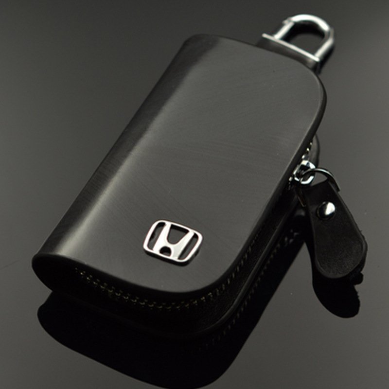 Signal Blocking Car Key Pouch with Dual-Chamber RFID Protection | Keyless Entry Anti-Theft Faraday Bag | Compact 5.5×4 in Shielded Holder | Thomler