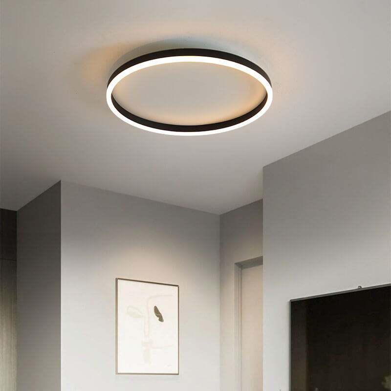 Flush Mount Ceiling Light Iron 19.7 in 30W Adjustable Hallway Living Room Bedroom LED Modern Lighting | Thomler