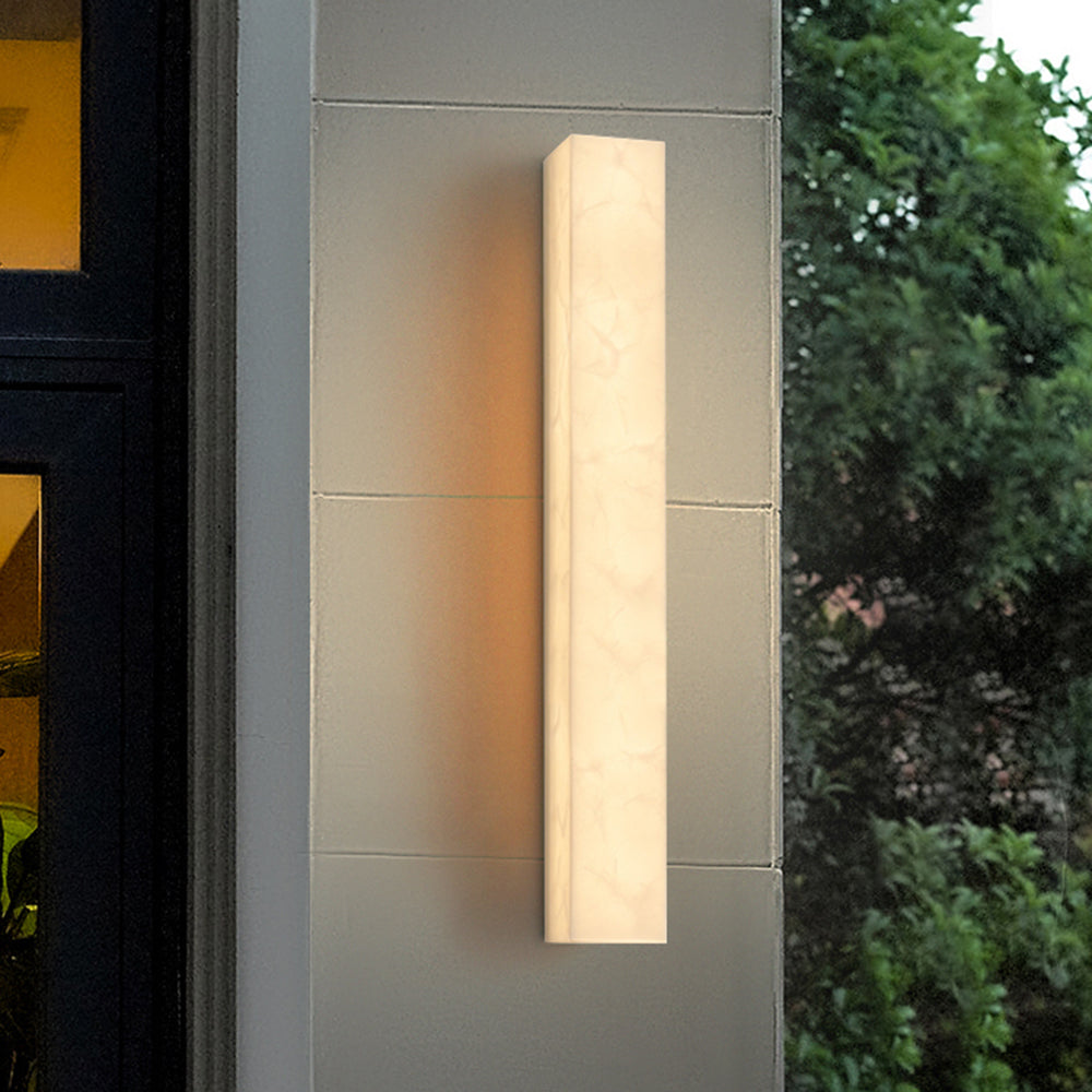 Wall Lamp Resin 23.6 in Waterproof LED Warm Outdoor Patio Porch Modern Minimalist Sconce Lighting | Thomler