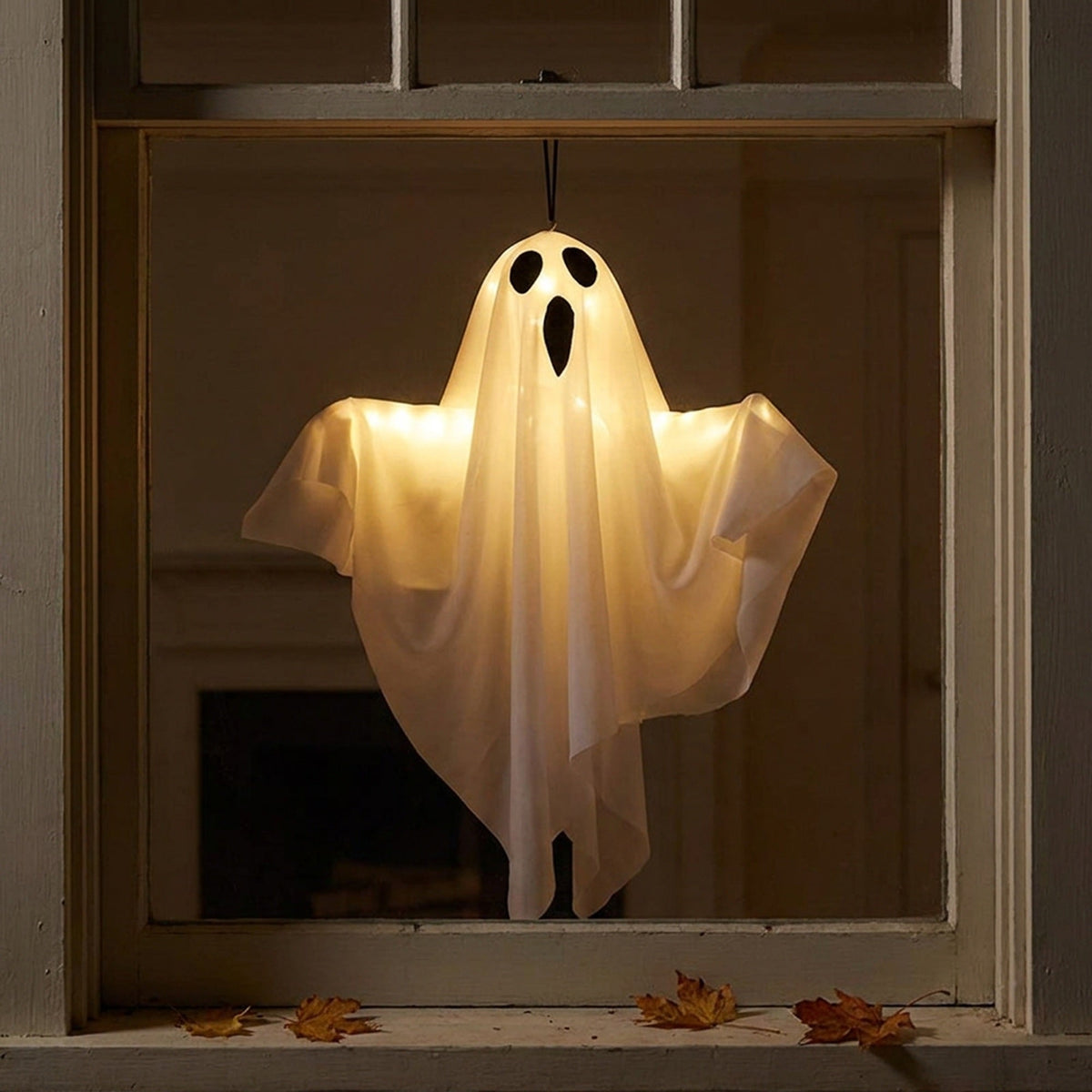 Illuminated Hanging Phantom Decoration with Poseable Limbs for Porch & Entryway Display | Thomler