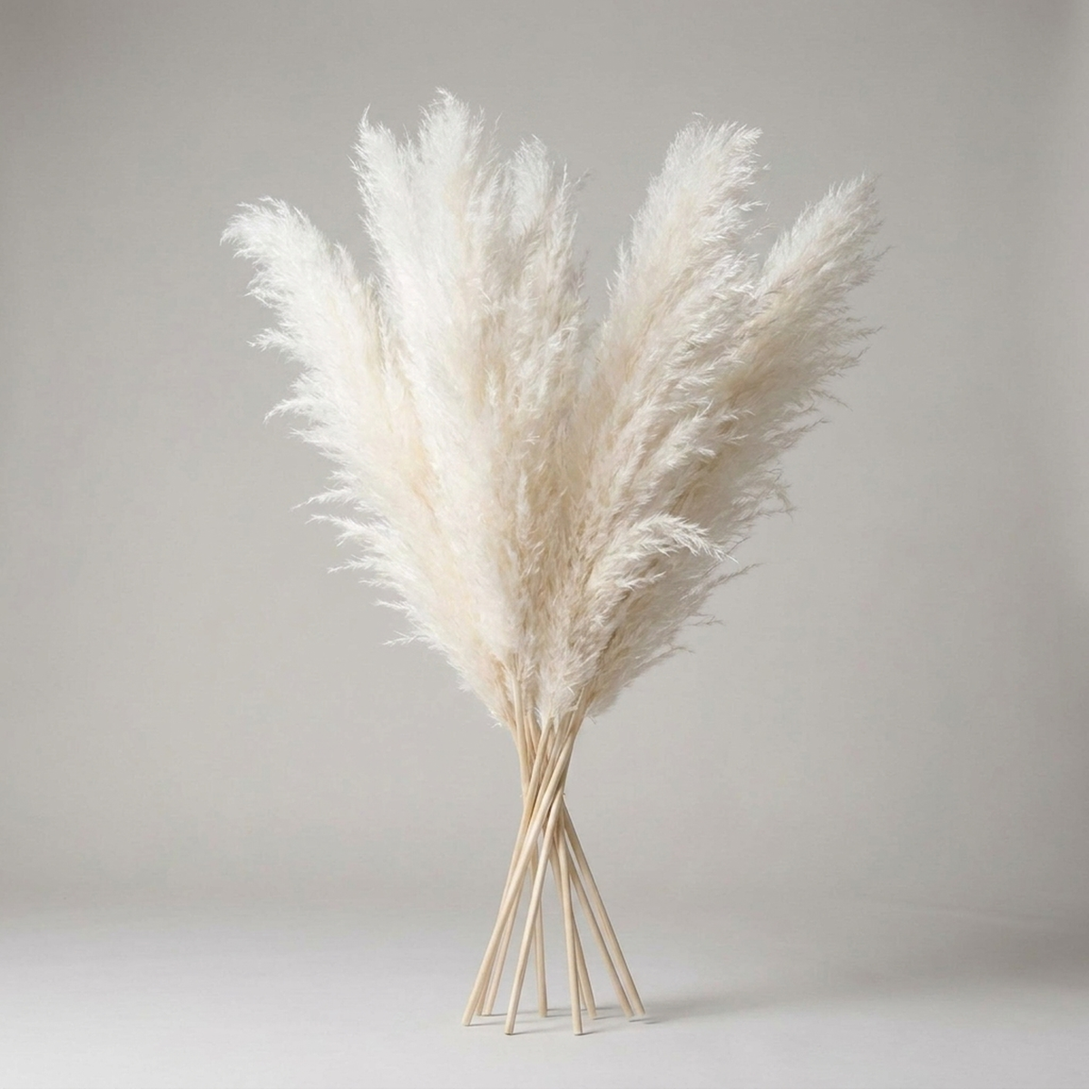 Faux Dried Prairie Plumes – Neutral Boho Stems for Vases & Bouquets | Thomler