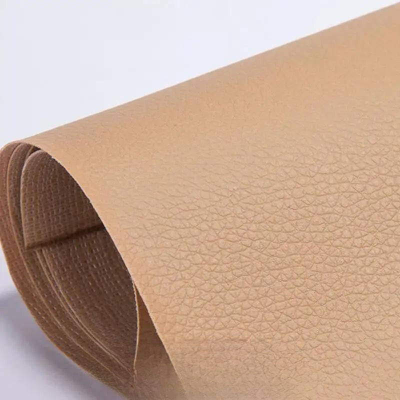 Peel-and-Stick Leather Repair Patches for Furniture, Car Seats & Bags – Cut-to-Fit, Waterproof Vinyl Sheet 20×54 in | Thomler