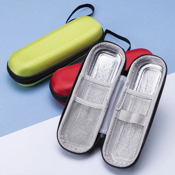 Portable Medication Cooler Travel Case with Reusable Ice Packs for Temperature-Sensitive Supplies | Thomler