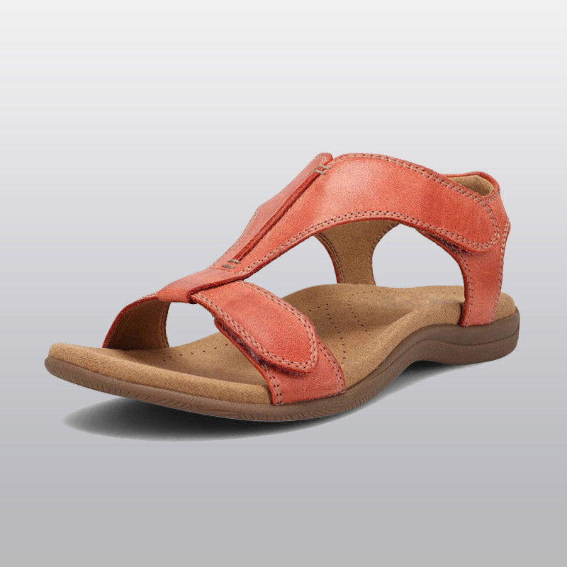 Women's Orthopedic T-Strap Sandals with Adjustable Arch Support and Memory Foam Footbed for All-Day Comfort | Thomler