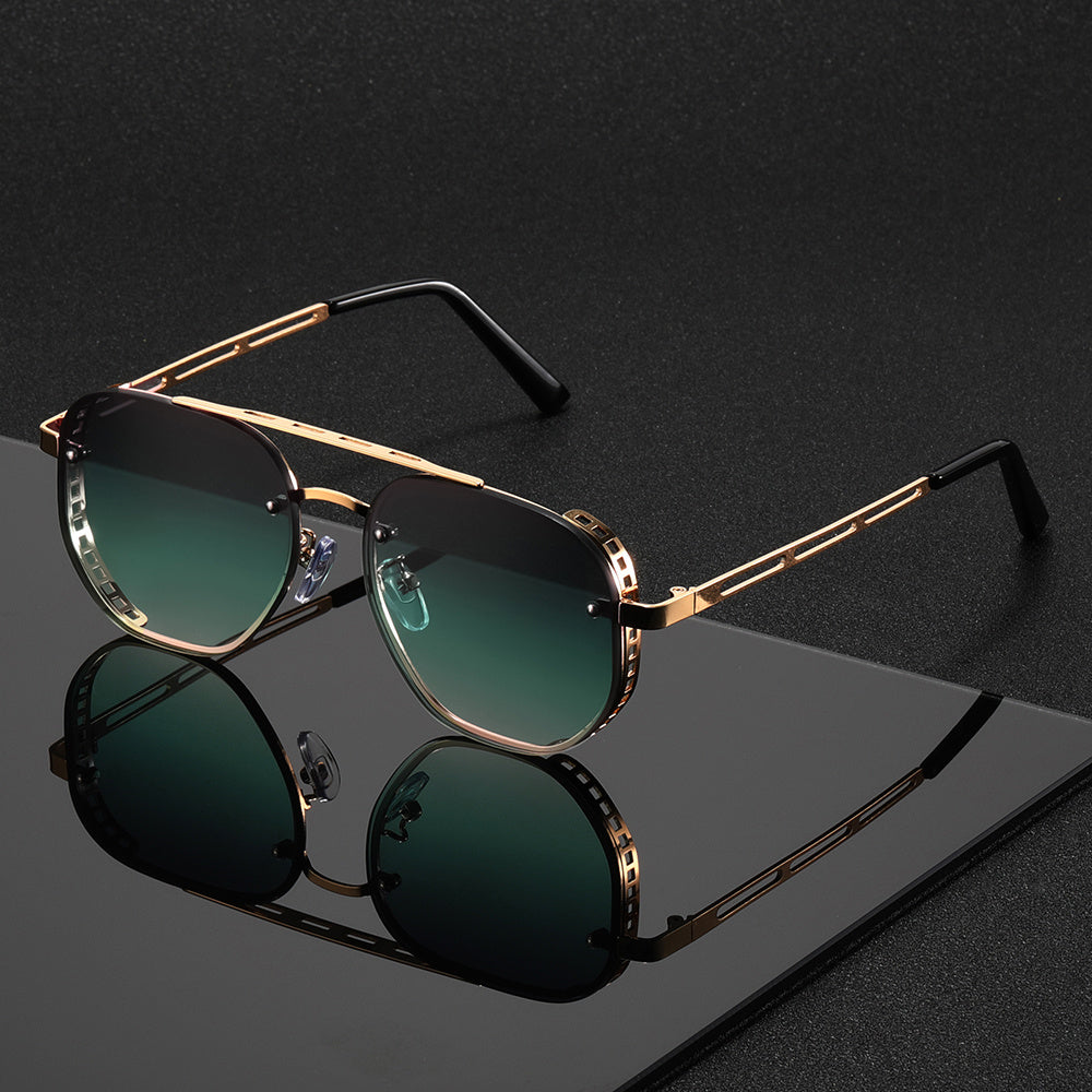 Round Metal Frame Sunglasses with UV Protection for Men & Women – Lightweight Unisex Eyewear | Thomler