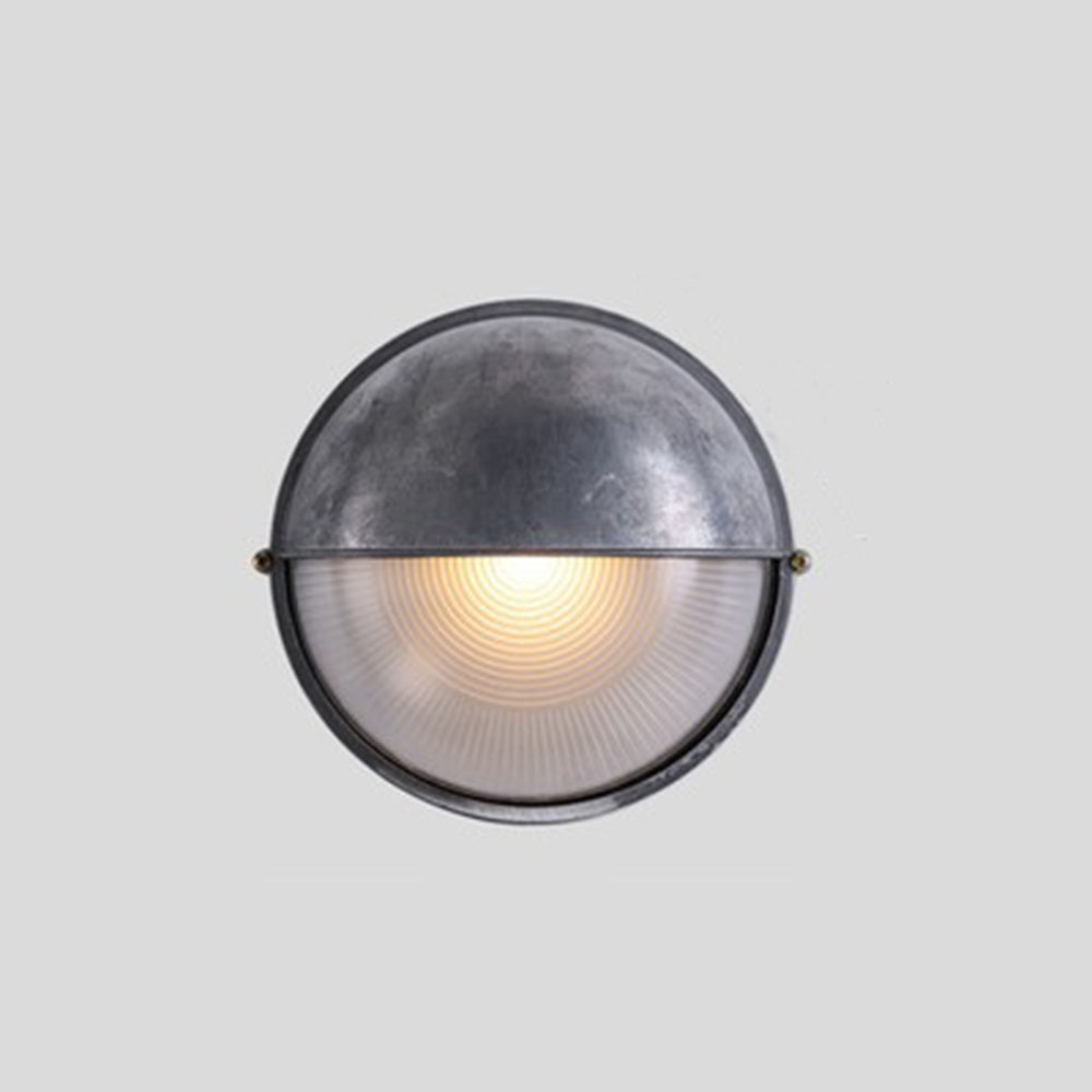 Contemporary Cylindrical Weatherproof Exterior Sconce – Hardwired Metal & Glass in Gold or Silver Finish – IP65 Rated for Patio, Deck & | Thomler