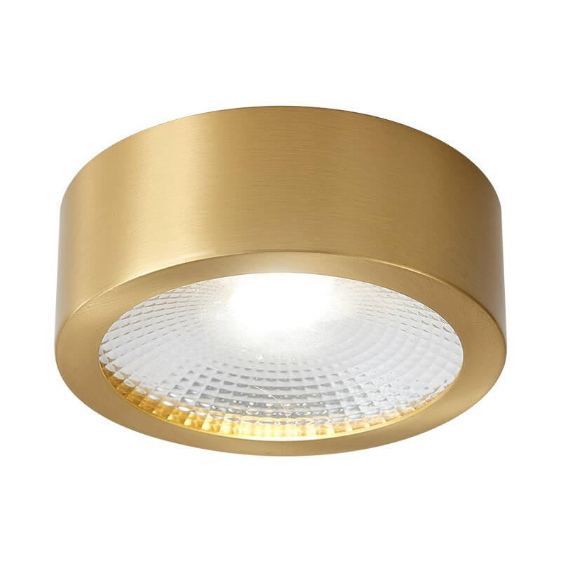 Slim-Profile Circular LED Ceiling Light – Brushed Copper Finish for Entryways, Bedrooms & Living Rooms | Thomler