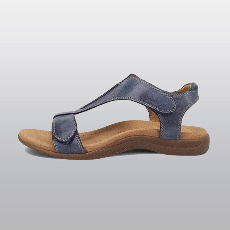 Women's Orthopedic T-Strap Sandals with Adjustable Arch Support and Memory Foam Footbed for All-Day Comfort | Thomler