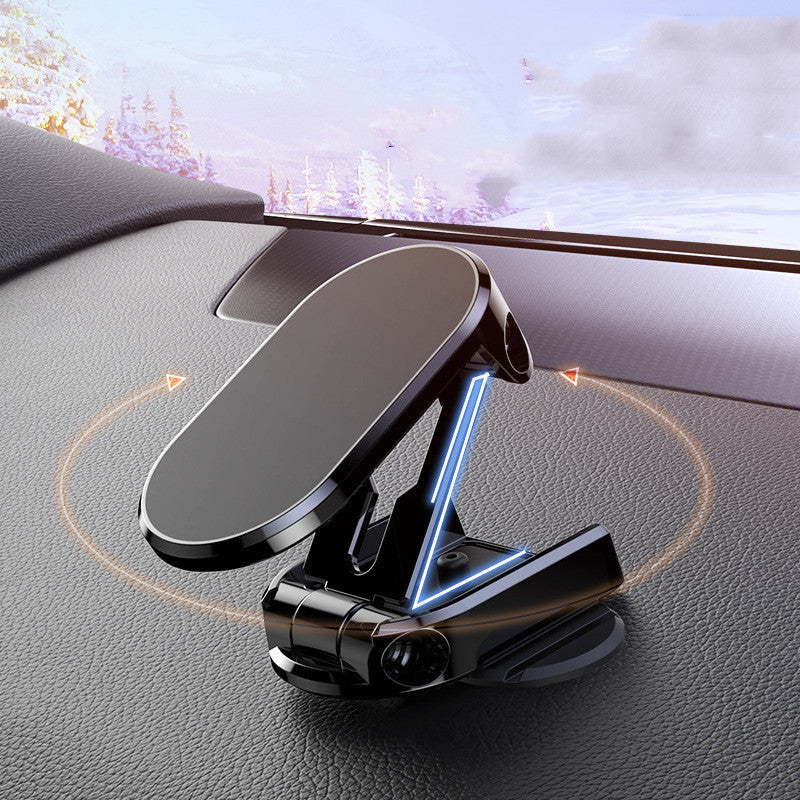 Dashboard Cell Phone Mount with Strong Magnet for Hands-Free Navigation in Any Vehicle Silver Black 360° Rotation Grip | Thomler