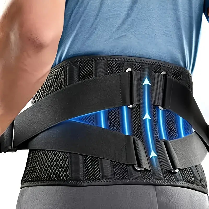 Orthopedic Lower Back Support Belt with Breathable Mesh & Adjustable Compression for Posture Relief | Thomler