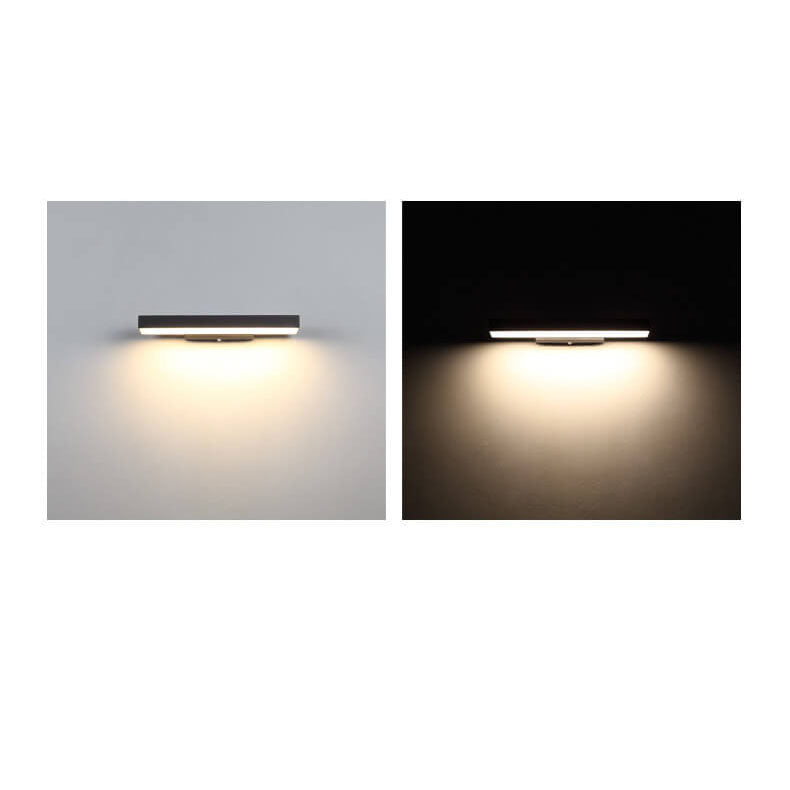 Outdoor Motion Sensor LED Wall Light - Slim Waterproof Porch Sconce for Entryway, Patio & Garage | Thomler
