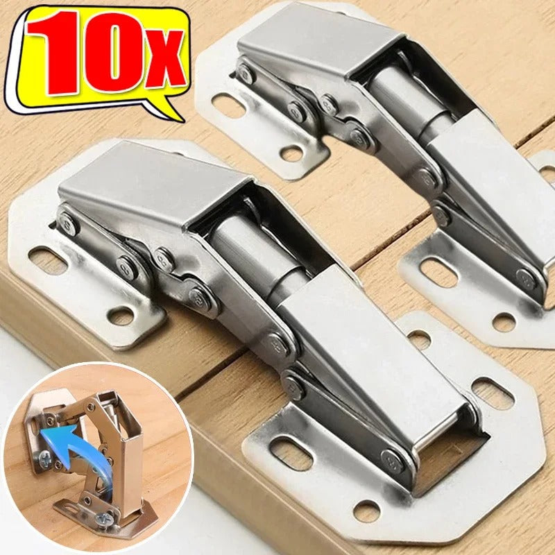 Hydraulic Soft-Close Door Hardware Set – Quiet Operation, Steel Build for Kitchen & Bath Cupboards | Thomler