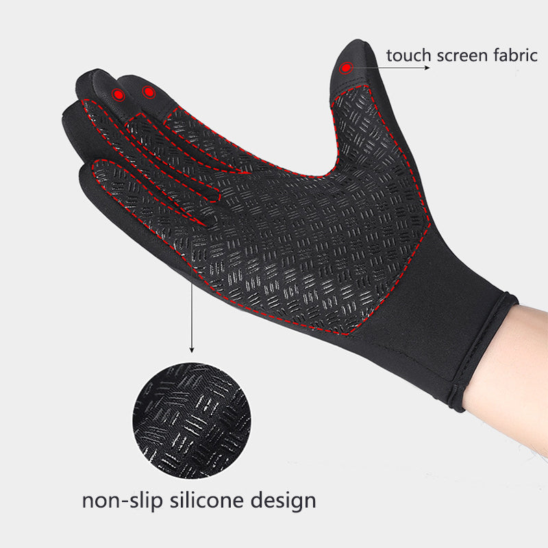 Insulated Winter Gloves for Cycling, Running, Driving & Outdoor Sports – Touchscreen Compatible, Windproof, Lightweight Cold Weather Hand Pr | Thomler