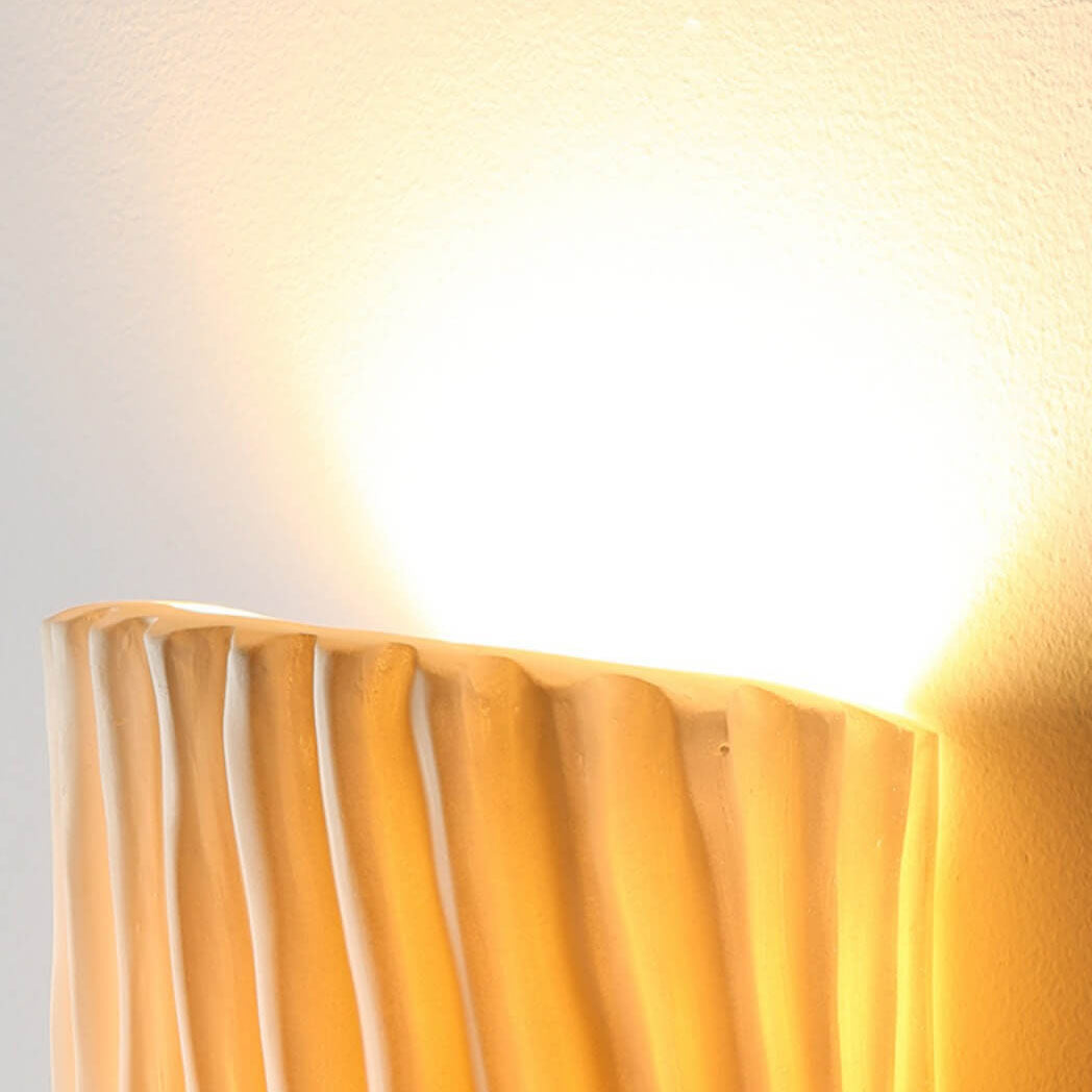 Wall Lamp Resin 10.2 in Up-Down Lighting Modern Bedroom Living Room Study Fixture | Thomler