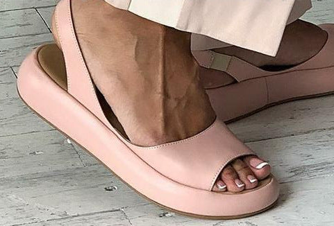 Women's Flat Sandals Open-Toe Summer Footwear Casual Beach Slides for Walking | Thomler