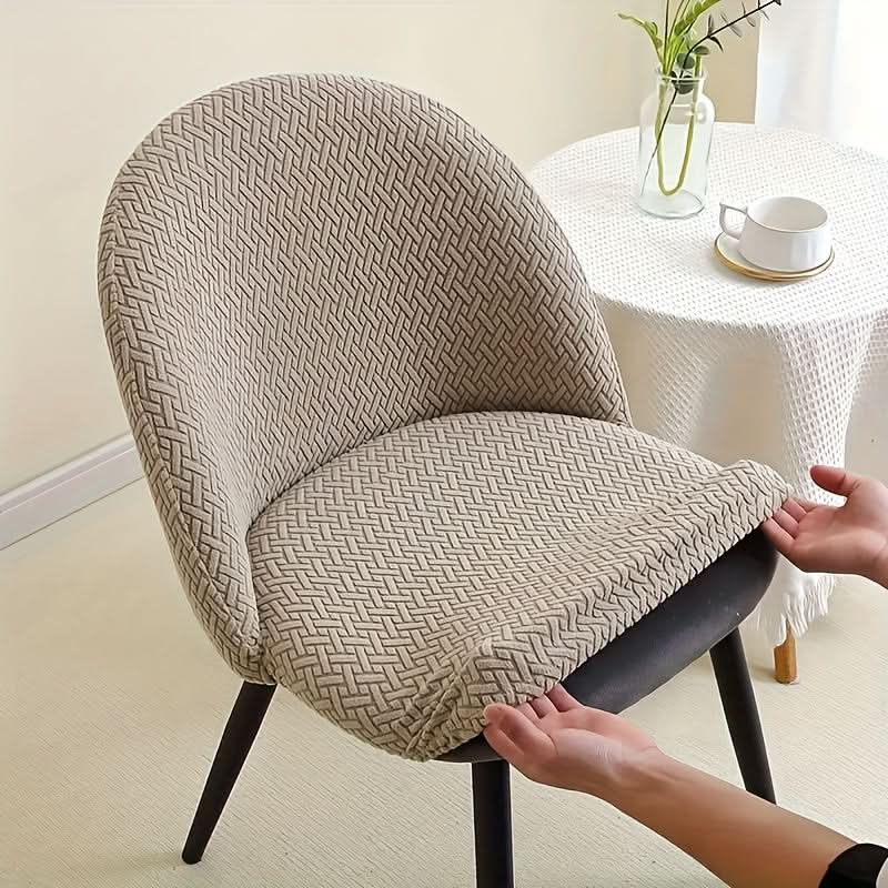 Stretch Dining Chair Slipcovers - Removable Washable Seat Protectors for Kitchen & Dining Room Furniture, Fitted Elastic Chair Covers for | Thomler