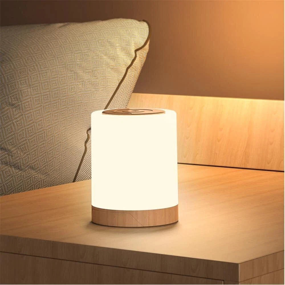 Rechargeable LED Night Light Touch Control Multicolour Dimmable Bedside Lamp | Thomler