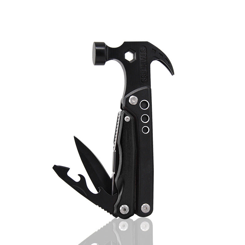 Compact Utility Hammer with 19 Built-In Tools for Home Repair, Camping, DIY Projects & Emergency Kits | Thomler