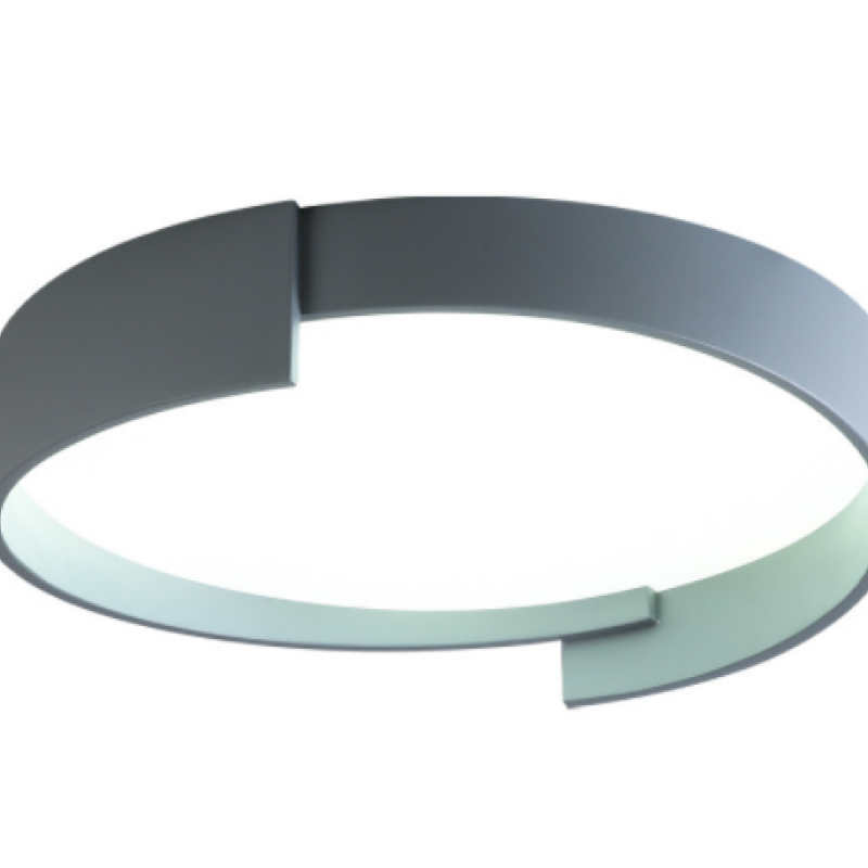 Contemporary Dual-Ring Flush Mount LED Ceiling Fixture for Dining Room & Entryway | Thomler