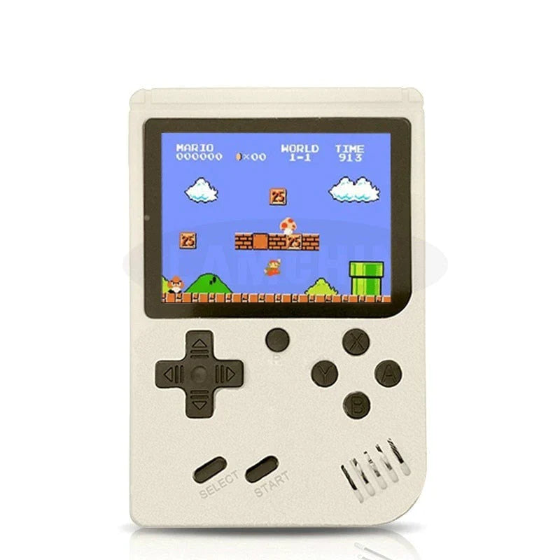 Game Console Plastic 7 Hours Portable Retro Gaming 400 Games TV Output Handheld Entertainment Travel Arcade System | Thomler