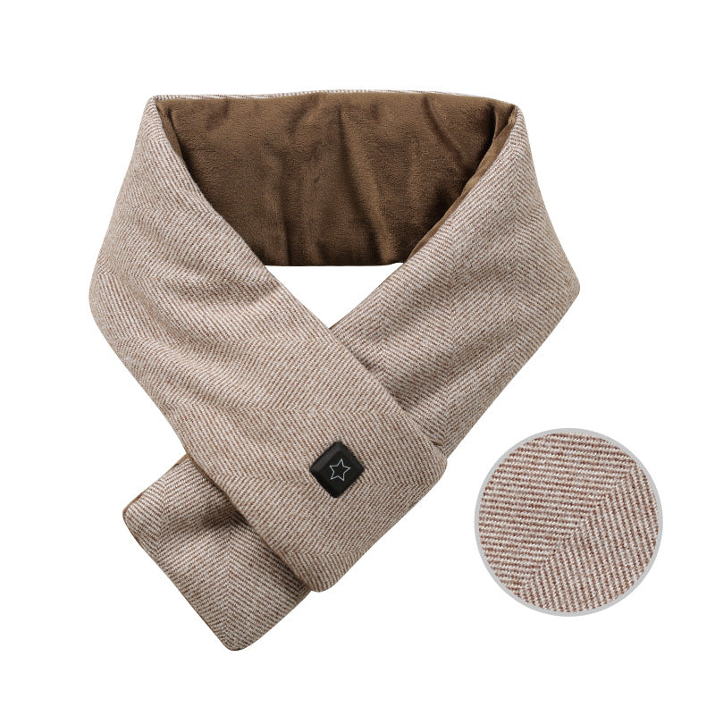 USB-Powered Heated Neck Scarf – Adjustable Temperature Wrap for Cold Weather & Muscle Relief | Thomler
