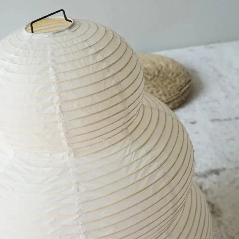 Floor Lamp Rice Paper 40.0 cm White Living Room Bedroom Japanese Style Mood Lighting Decorative Accent Lamp | Thomler