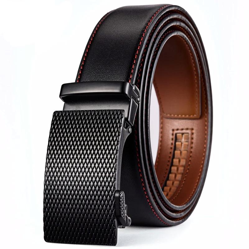 Men's Genuine Cowhide Leather Dress Belt with Scratch-Resistant Finish for Work & Formal Wear | Thomler
