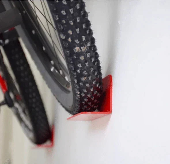 Wall-Mount Bike Hanger with Pedal Hook & Tire Cradles for Garage, Home & Apartment Storage | Thomler