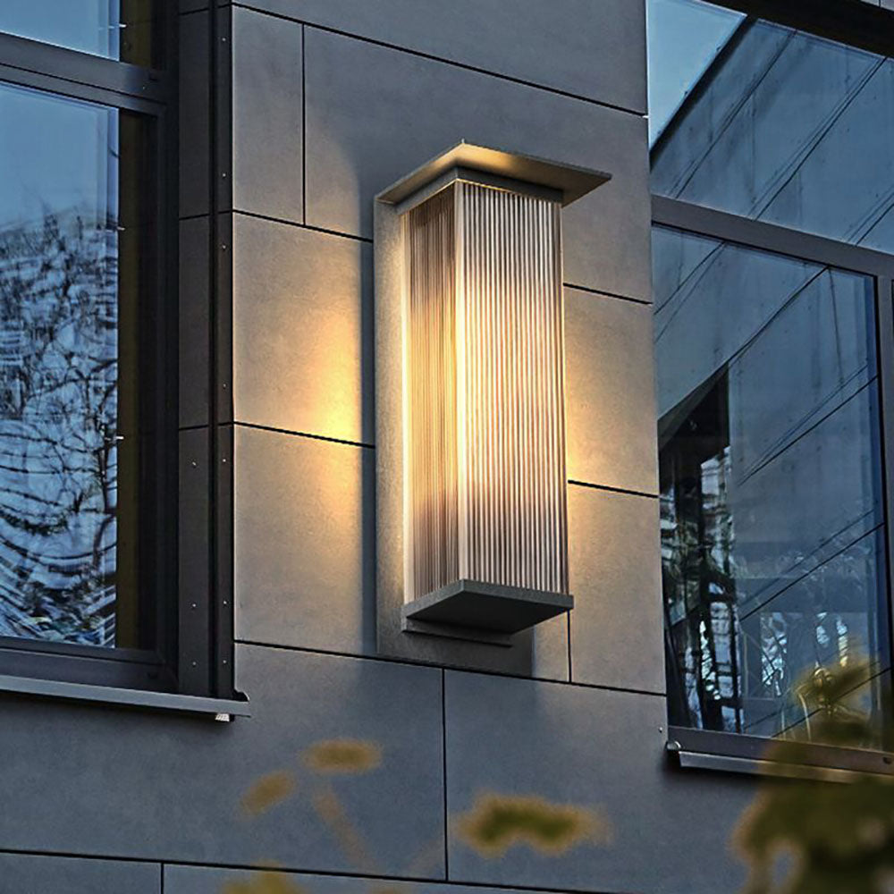Weatherproof Linear Sconce for Exterior Walls – Hardwired LED Fixture in Matte Finish for Patios & Entryways | Thomler