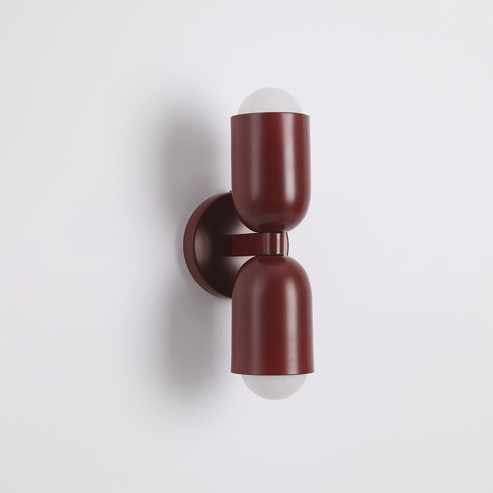 Metal Cylinder Wall Sconce Modern Accent Light for Bedroom Living Room Hardwired LED Indoor Fixture | Thomler