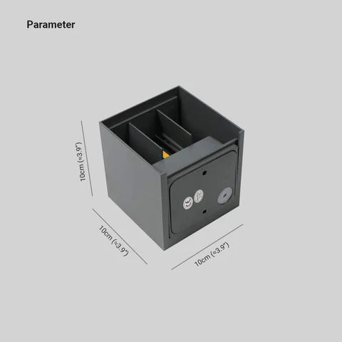 Adjustable Cube LED Outdoor Wall Light for Patio & Entryway | Thomler