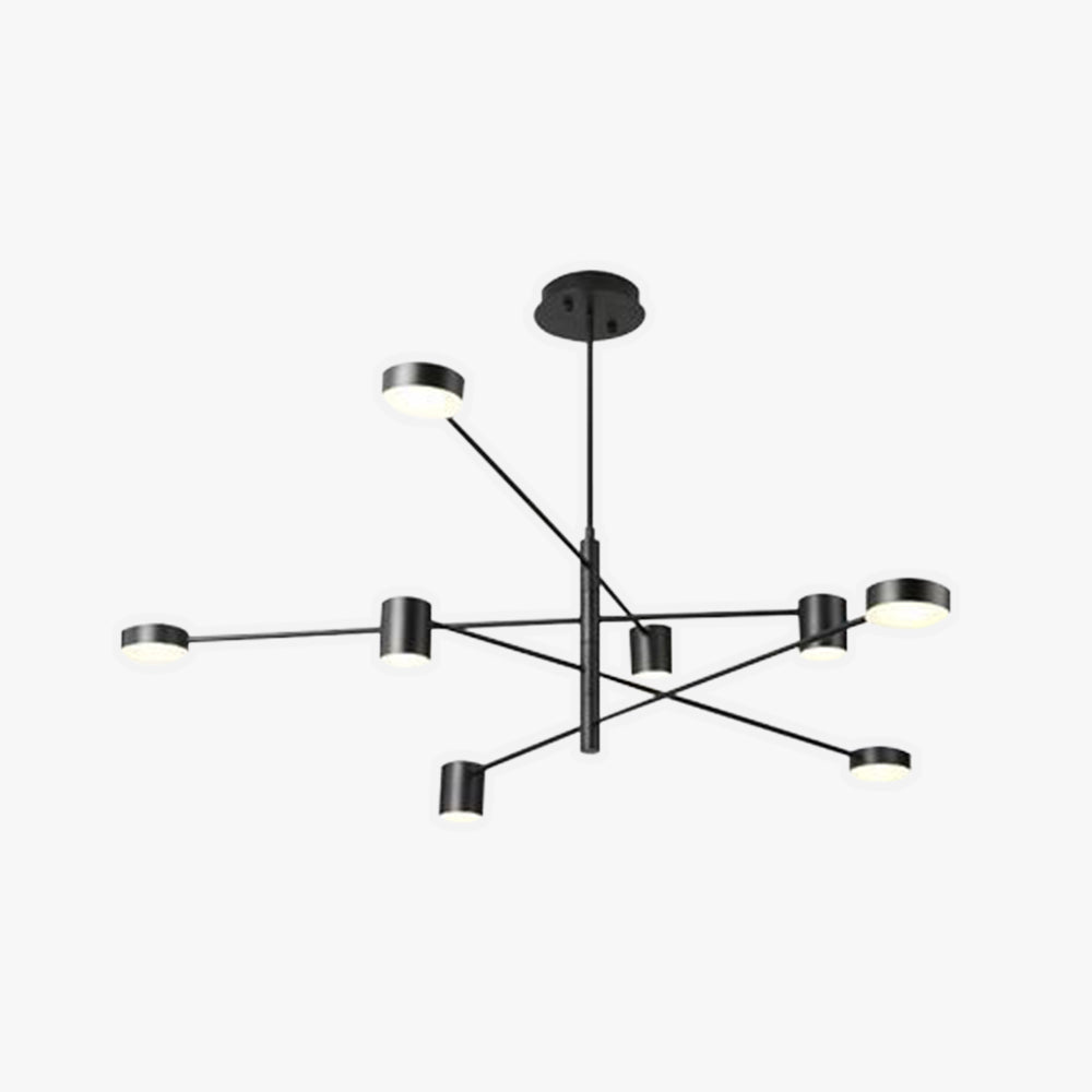 Industrial Branch Pendant Light LED Multi-Arm Metal Ceiling Fixture for Dining Room Kitchen Island 4/6/8 Arm Configuration | Thomler